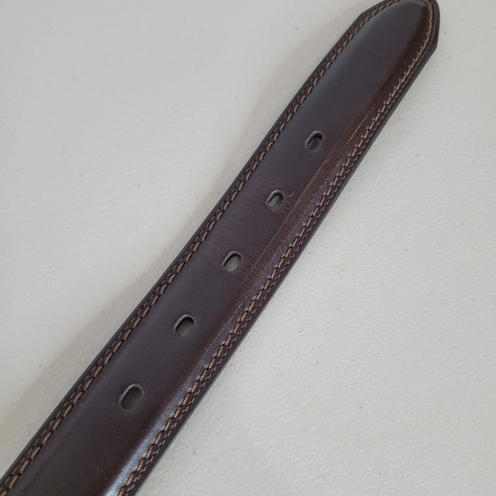Dockers Brown Leather Dress Belt - Size 38